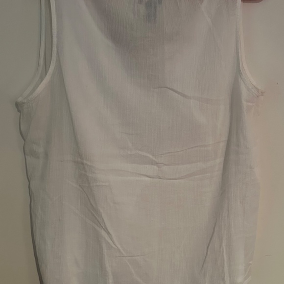 GAP 2 PIECE GAUZE EMBROIDERED SLEEVELESS TOP XXL NWOT - Picture 2 of 3